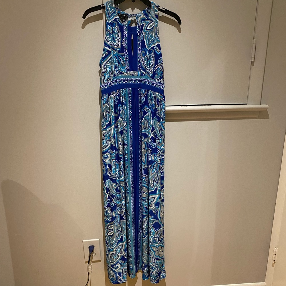 INC dress blue sz M